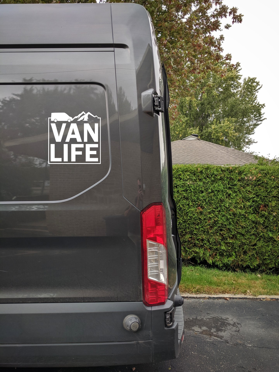 CAMPING LIFE Vinyl Decal Sticker Caravans Campervans Great for Cars 