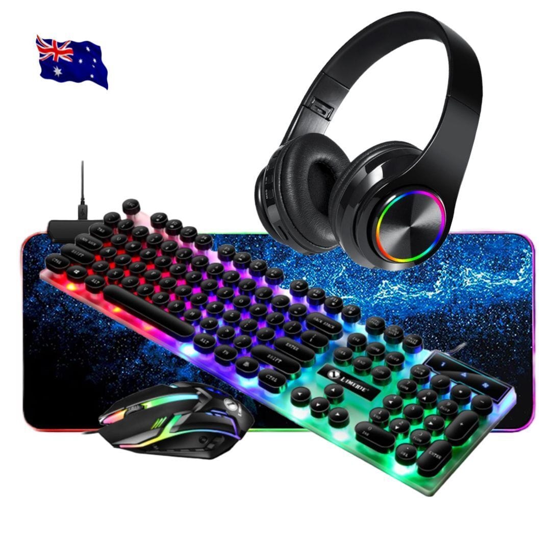 wireless headphones keyboard mouse