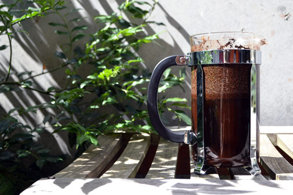 Unfiltered cold brew coffee