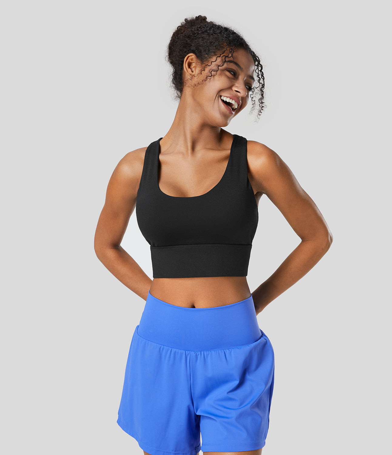 Halara Medium Support U Neck Backless Crisscross Adjustable Hook Running Sports Bra - Black - push up bra strapless bra backless bra
Halara Medium Support U Neck Backless Crisscross Adjustable Hook Running Sports Bra - Black - push up bra strapless bra backless bra