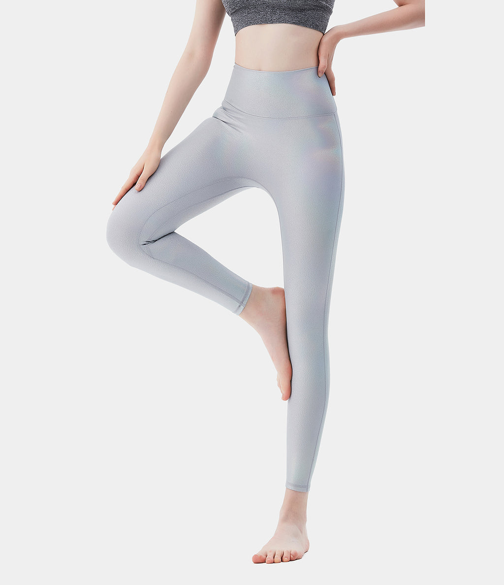 Women's High Waisted Cargo Pocket Skinny Yoga Plus Size 7/8 Leggings -  HALARA