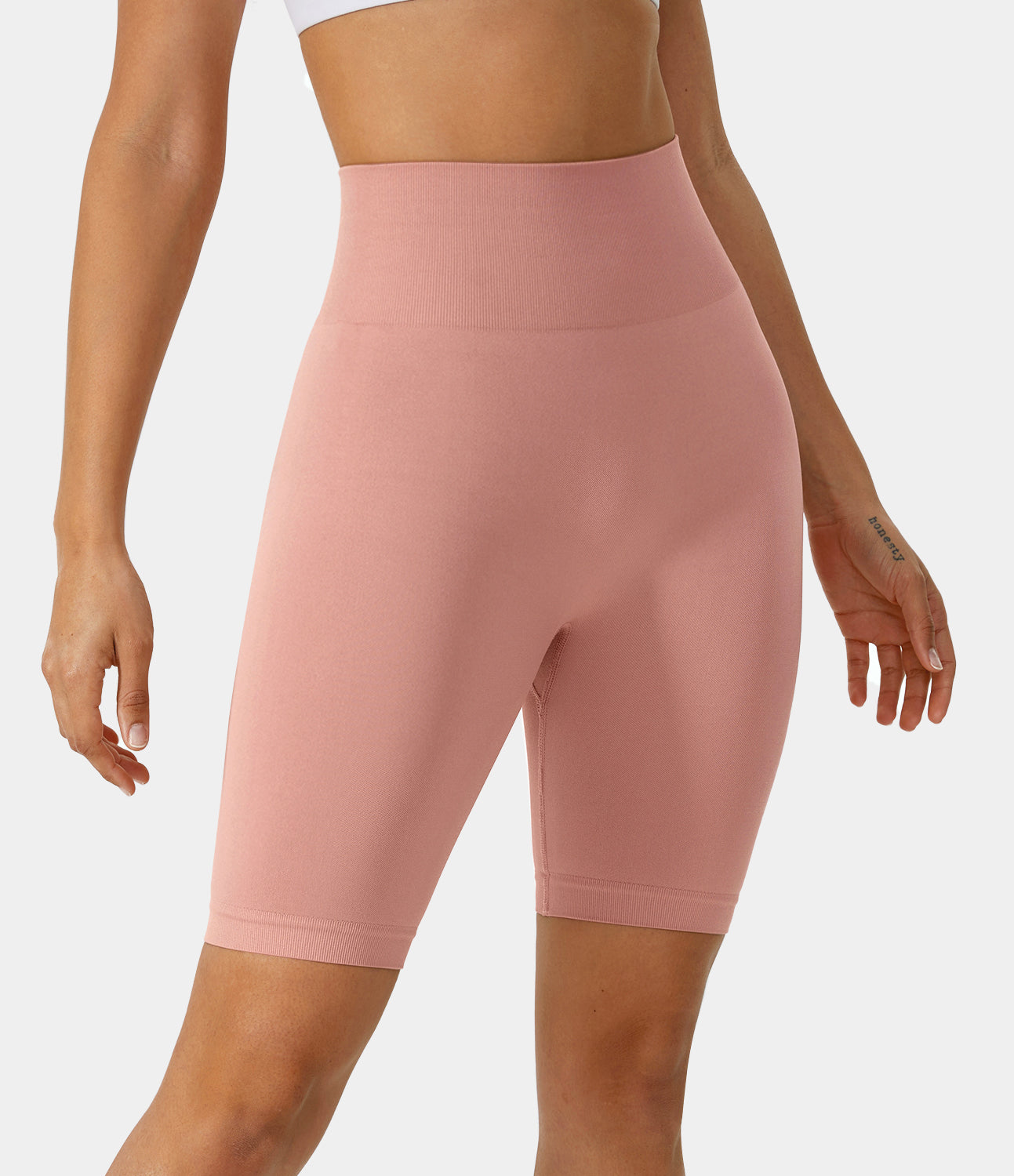 

Halara Seamless Flow High Waisted Plain Shorts - Lilac Pink