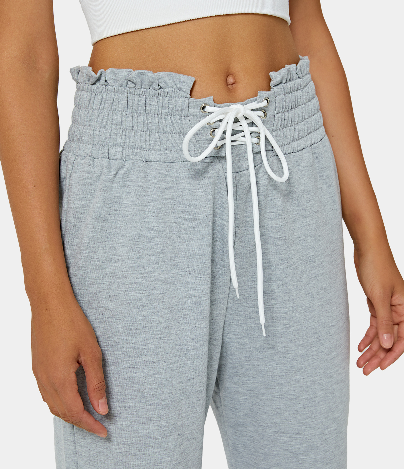 Halara High Waisted Lace Up Plain Pants - Grey - sweatpants jogger pants stacked sweatpants cargo joggers
Halara High Waisted Lace Up Plain Pants - Grey - sweatpants jogger pants stacked sweatpants cargo joggers