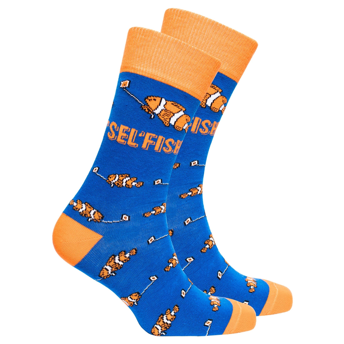 Herre - 'Sel-Fish'⎪Sjove Sokker til Mænd Just Funny Socks
