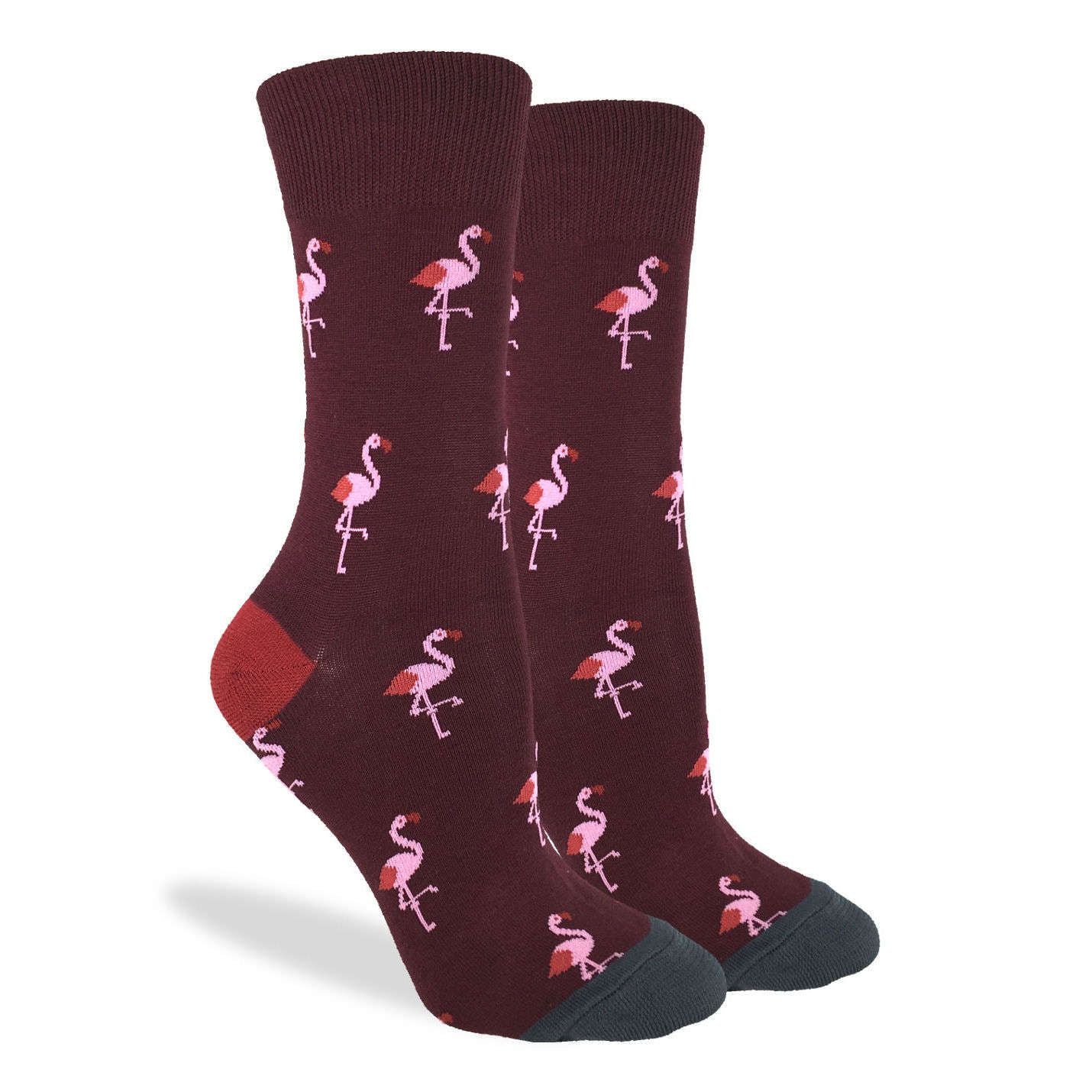 Dame Strømper - 'Pink Flamingo Party'⎪Just Funny Socks