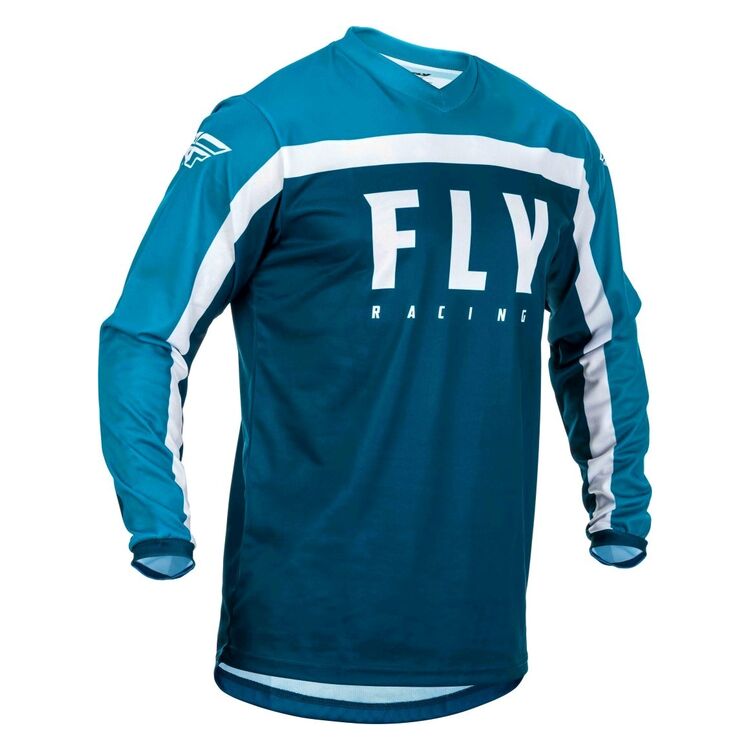 Fly Racing Hemd F-16 Kids Navy-blau-weiß