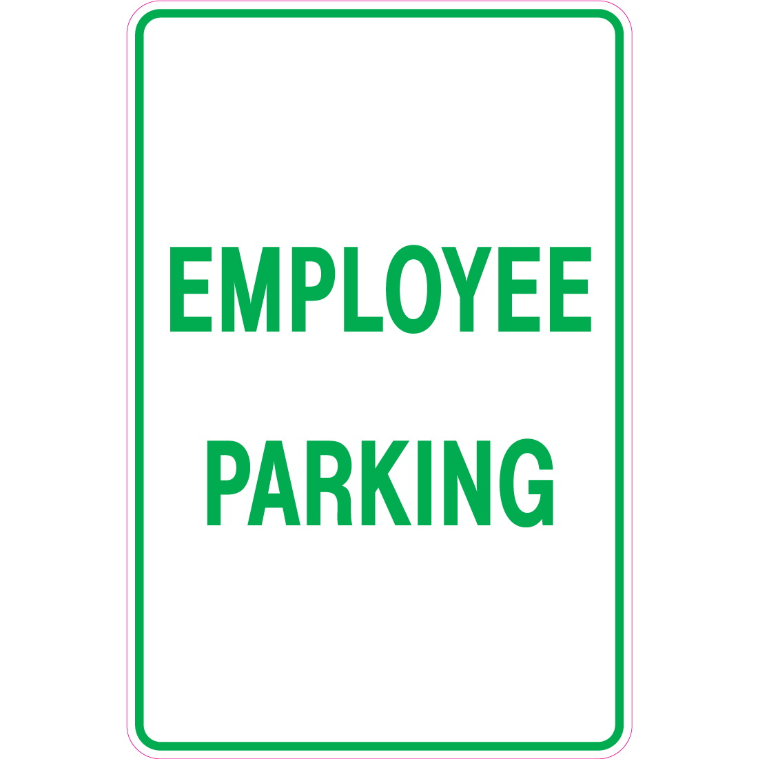 Employee Parking Sign Custom Signs Australia