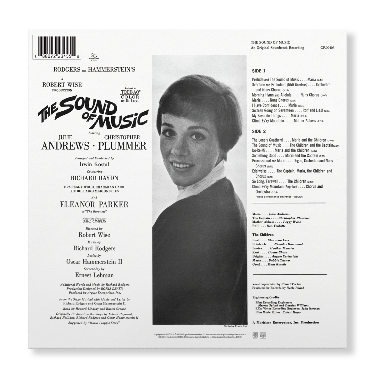 Various Artists The Sound Of Music Original Soundtrack Recording L Rodgers And Hammerstein