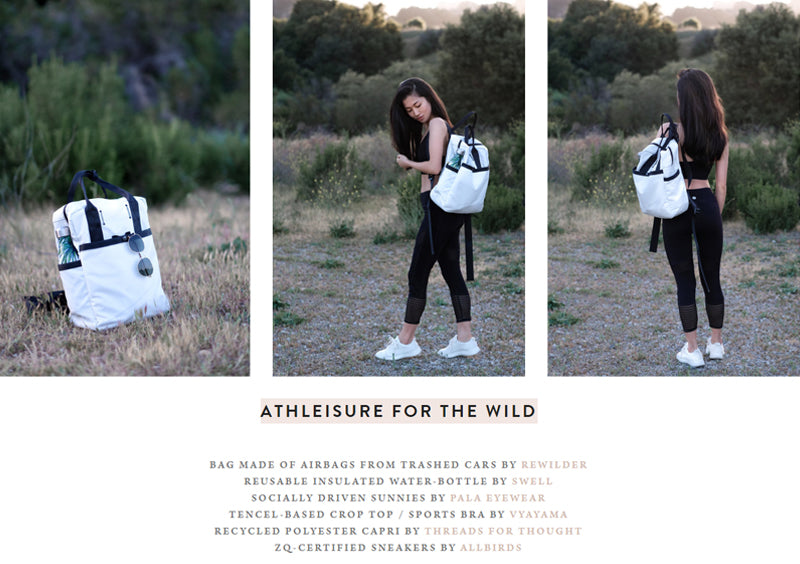 athleisure for the wild - best eco backpack