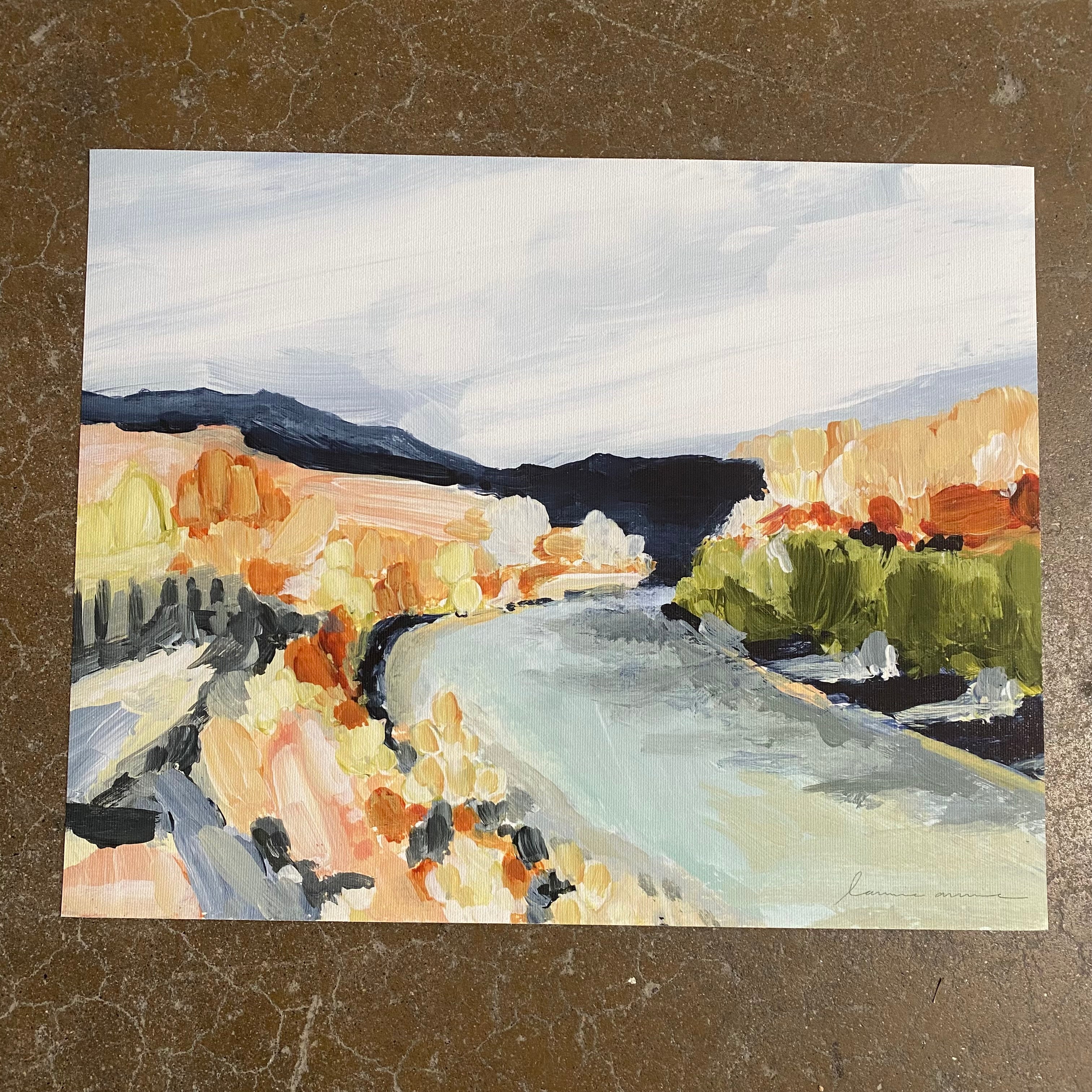 81. Painted River II 11x14