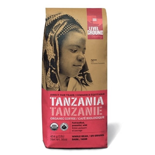 Coffee Beans, Dark Roast, Tanzania, Organic