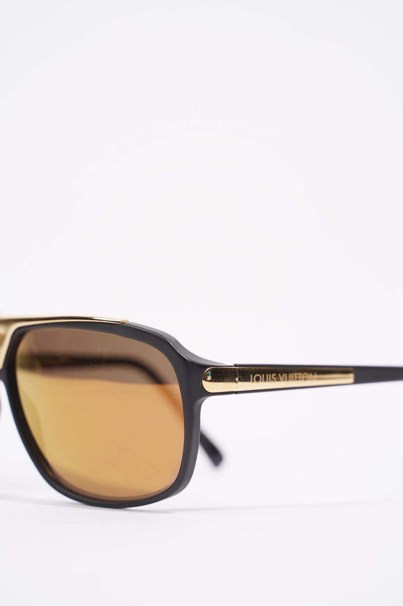 Louis Evidence Sunglasses Black / Gold 140 – Luxe Collective