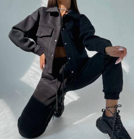 Women's jacket, jacket, casual pants suit
