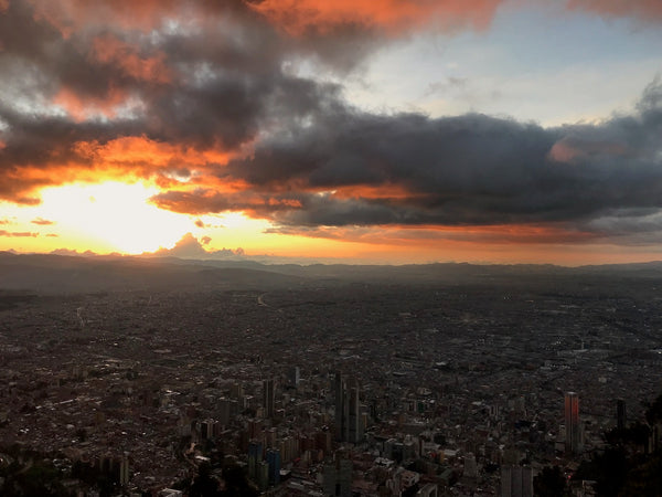 View of Bogotá from Mount Moserrate