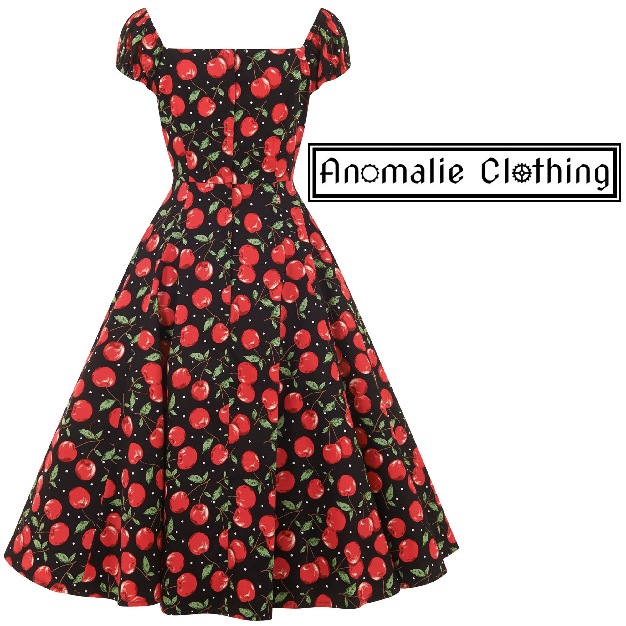 rockabilly cherry dress