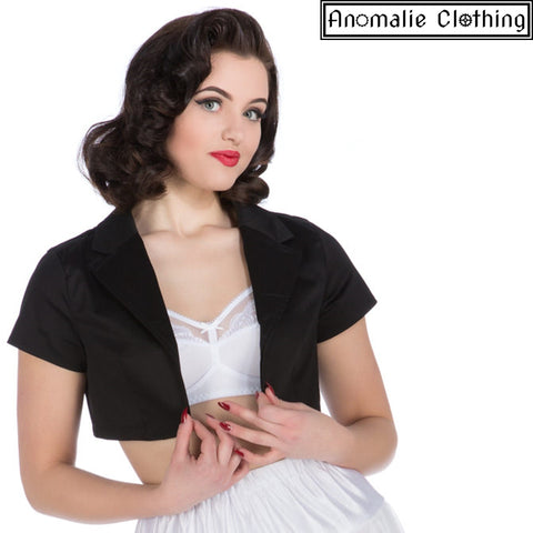 This smart bolero from Hearts & Roses London features: