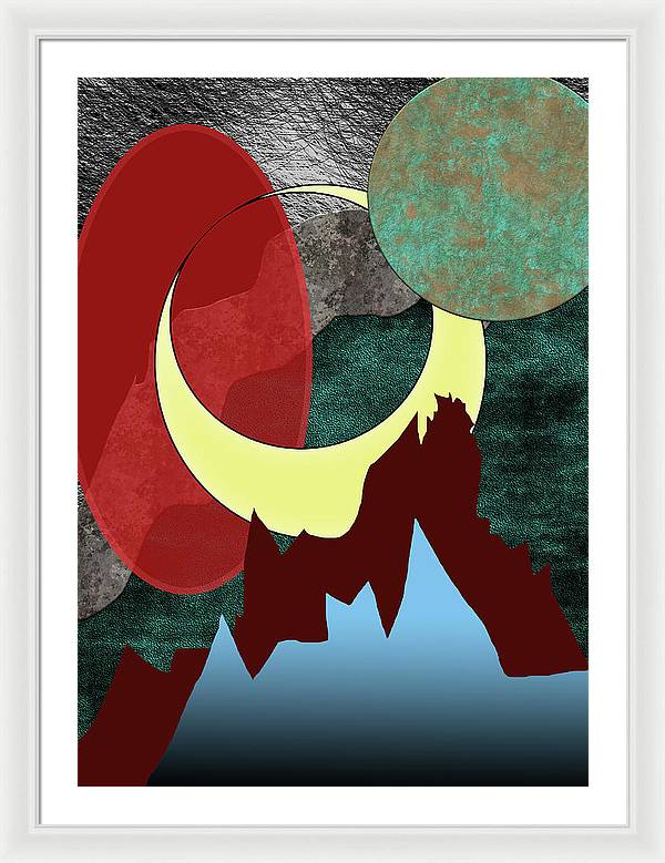 Moonscape - Framed Print