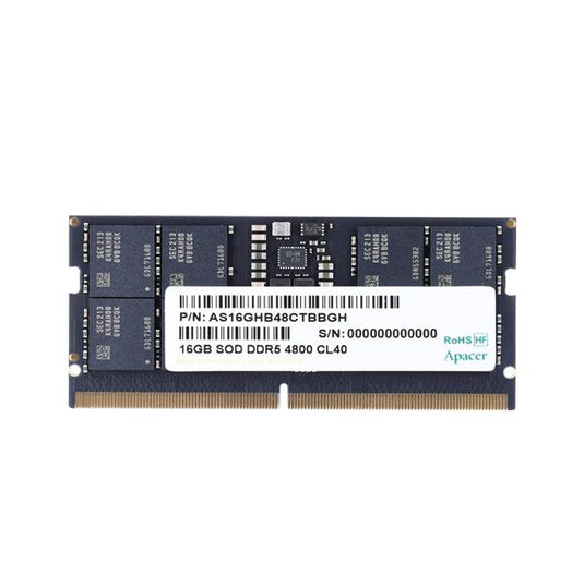 APACER DDR5 SODIMM 4800-40 2048x8 16GB RP MEMORY-MEMORY-Makotek Computers