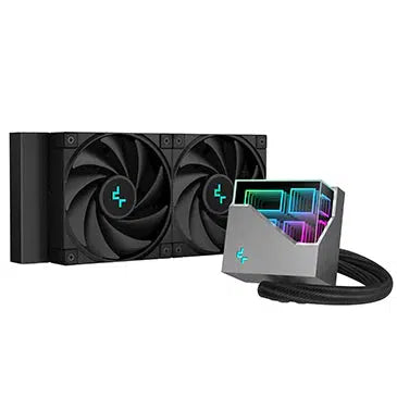 DEEPCOOL LT520 BLACK 240MM HIGH-PERFORMANCE CPU LIQUID COOLER-LIQUID COOLER-Makotek Computers