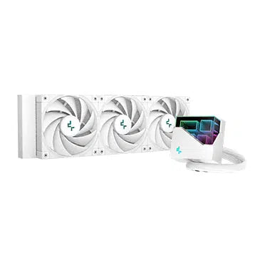 DEEPCOOL LT720 WHITE 360MM HIGH-PERMANCE CPU LIQUID COOLER-LIQUID COOLER-Makotek Computers