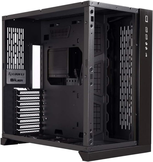 LIAN LI PC O11 DYNAMIC BLACK DUAL CHAMBER TEMPERED GLASS CASE-CASE-Makotek Computers