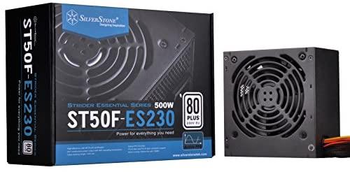 SILVERSTONE STRIDER ESSENTIAL SERIES SST-ST50F-ES230 500W 80 PLUS POWER SUPPLY-POWER SUPPLY UNITS-Makotek Computers