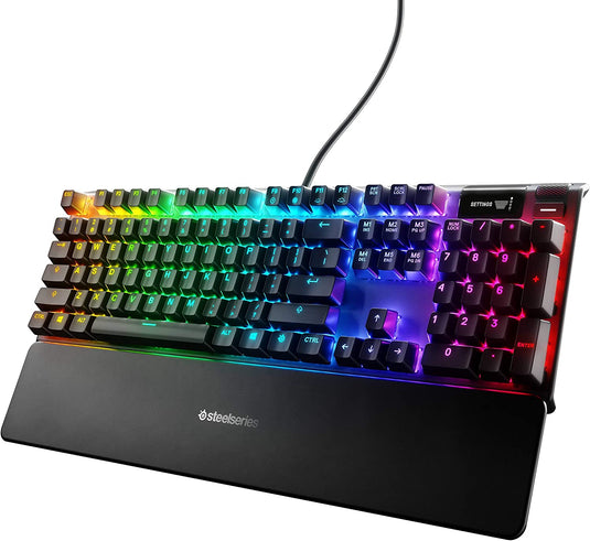 STEELSERIES 64626 APEX PRO SWITCH MECHANICAL GAMING KEYBOARD-KEYBOARD-Makotek Computers