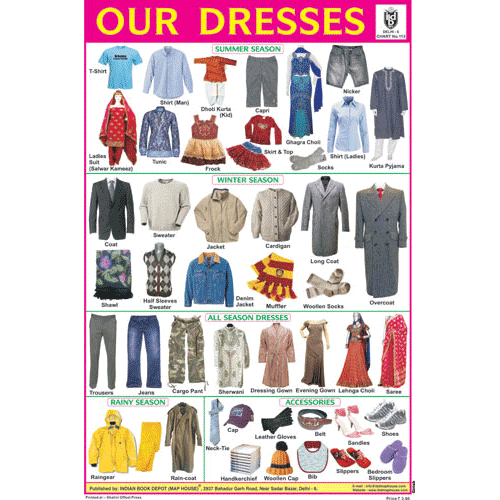 Pretty Dresses Color Chart