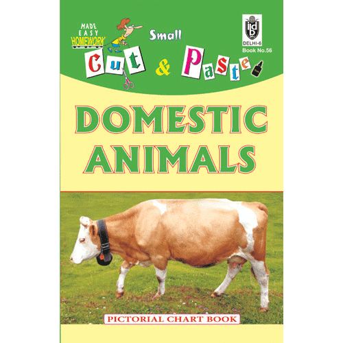 Cut and paste book of DOMESTIC ANIMALS