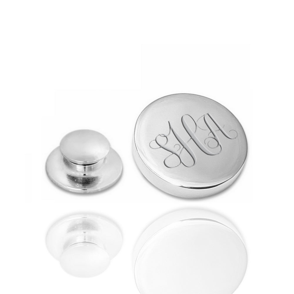 incident valuta credit Revers Pin Glans Rond - Stainless Steel - Monogram gravure – GÆV Dutch  Design®