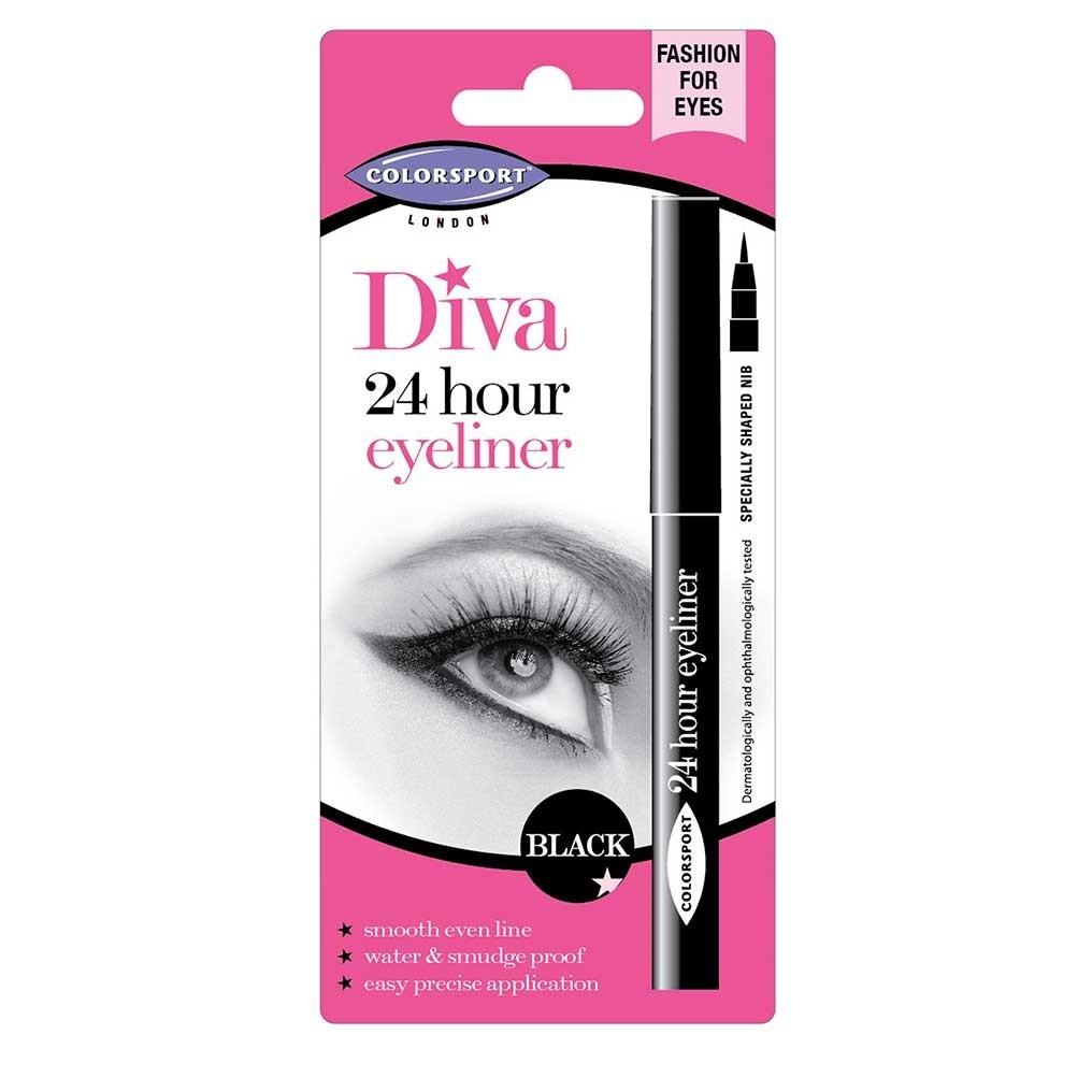 Colorsport Diva 24 Hour Eyeliner Black Free Shipping – Eseller2u