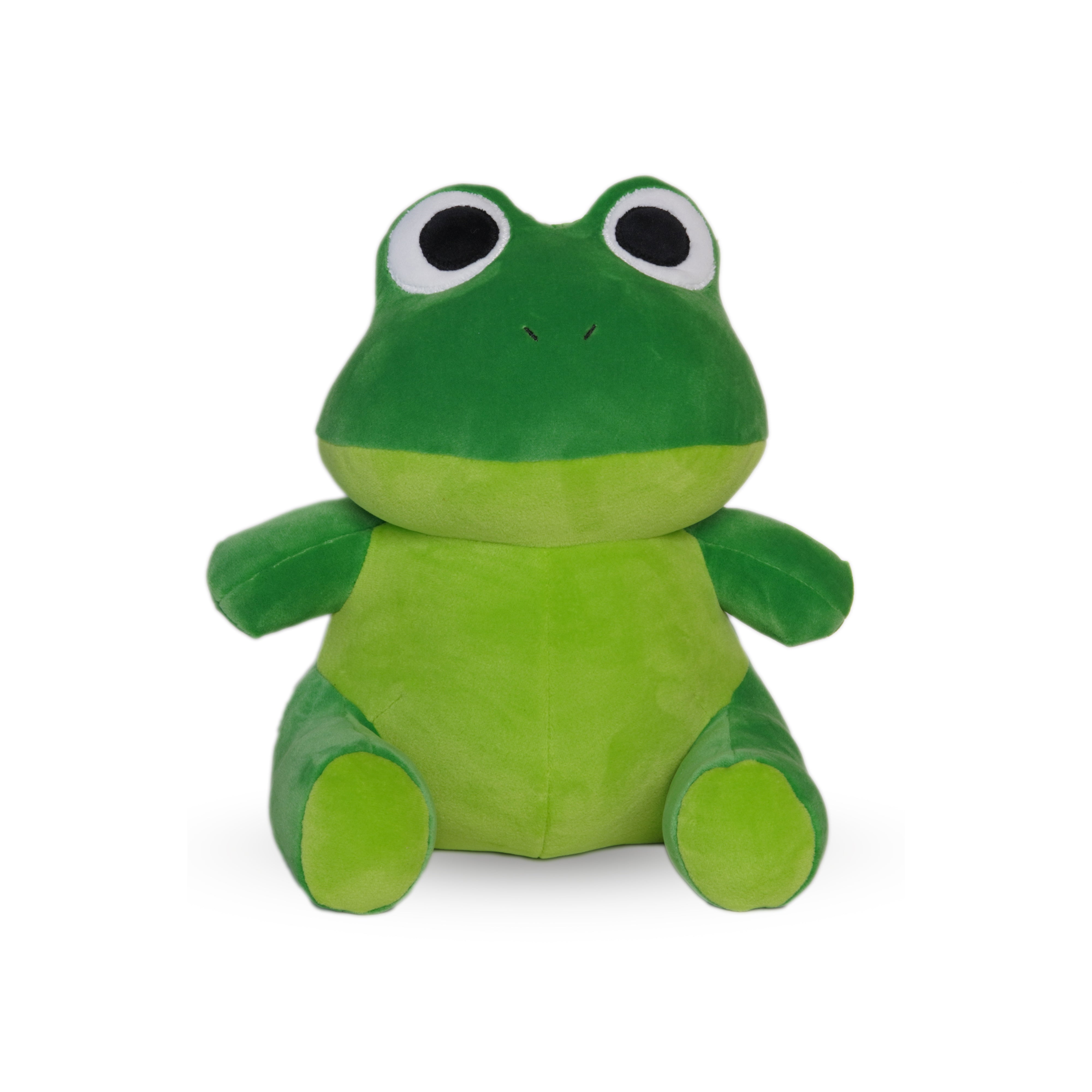 green plush frog