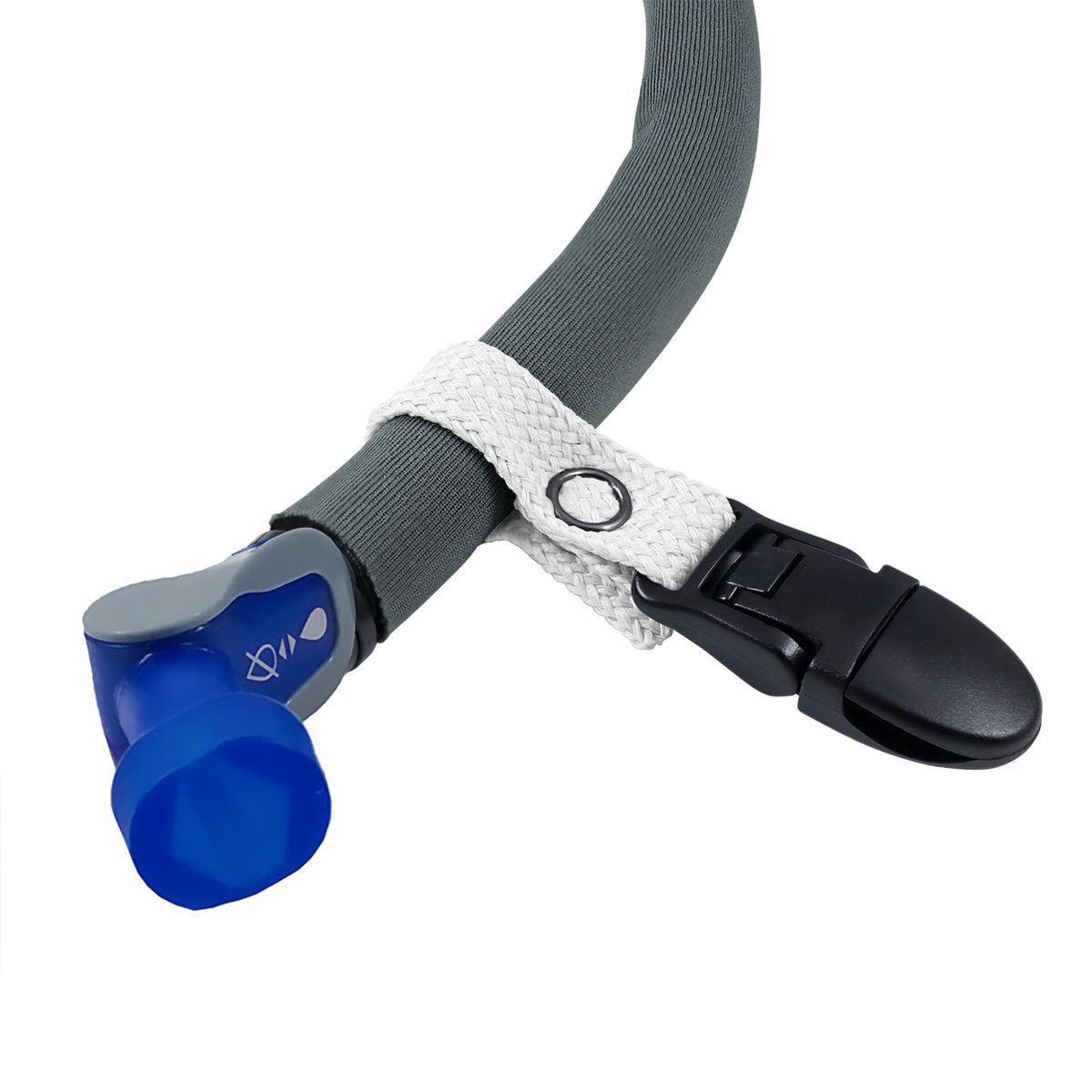 Encyclopedie appel terwijl White Drink Tube Lanyard Clip | HydrationTubeCovers.com
