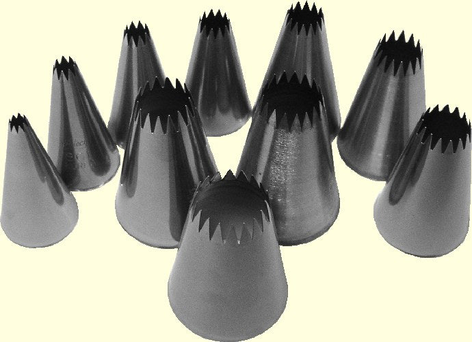 ATECO Ateco 10 Pc French Star Tip Se