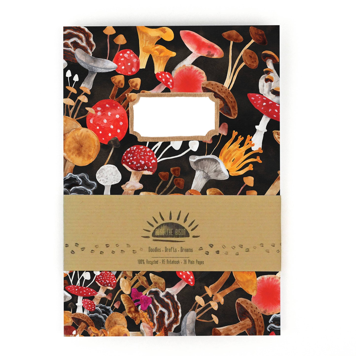 Fungi Print A5 Notebook