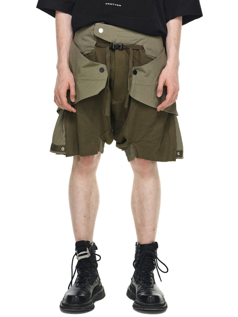 100%正規品 HAMCUS/Manta panel shorts/CB ショートパンツ HAMCUS