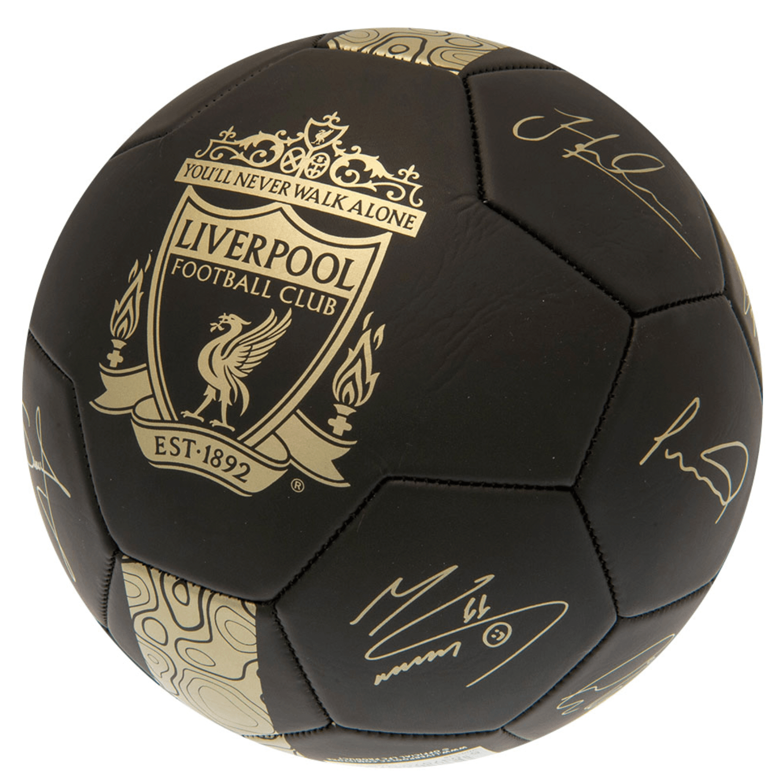 Size 5 England Phantom Signature Team Merchandise Football Soccer Ball Black 