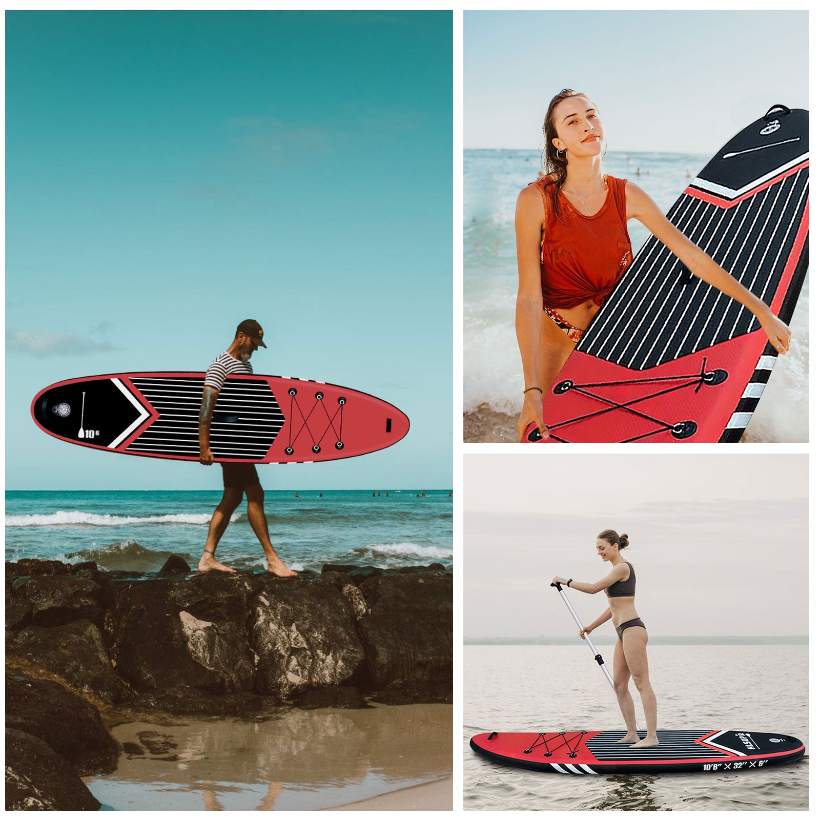 REDFIRE SUP Board Set | 10.6ft Inflatable Stand Up Paddle Board UK Stock| Complete Accessories 2021 -76RK
