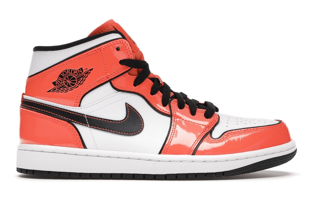 orange mid top jordan 1