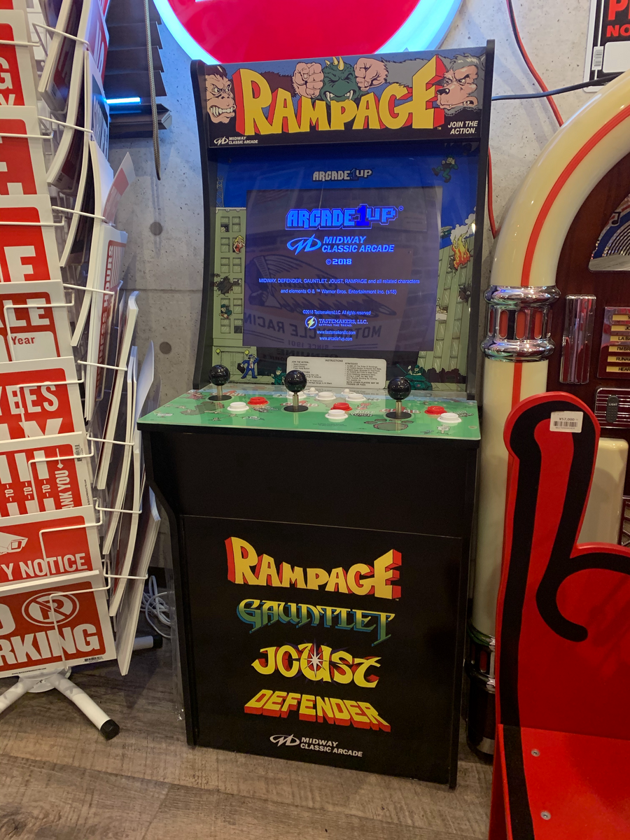 Arcade1up ランペイジRampage-