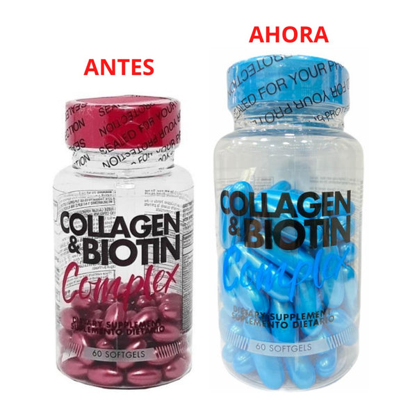 Increíble Suplemento De Colágeno Y Biotina Complex X 60 Caps Vitalshop Colombia 7099