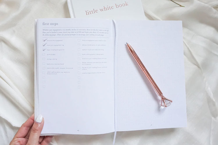 Voted Best Wedding Planner Book - littlewhitebooks