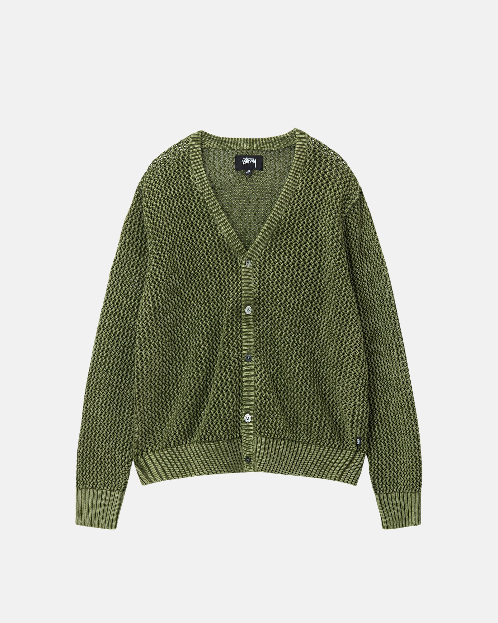 OUTLET 包装 即日発送 代引無料 Stussy LOOSE GAUGE CARDIGAN サイズS