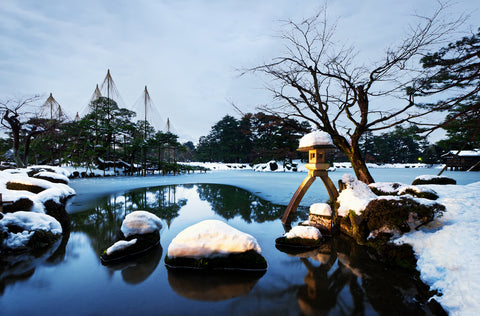 snowy japan