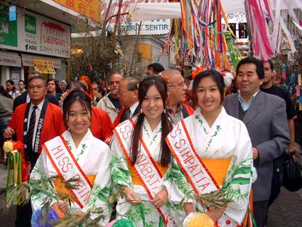 Miss Tanabatas from the Tanabata Festival in Japan