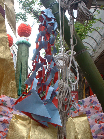 Paper net, toami, for Tanabata Festival in Japan