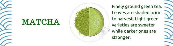 Matcha japanese green tea