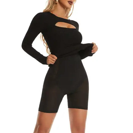 SqueezMeSkinny Cut Out ChIc Bodycon Dress Build In Shapewear