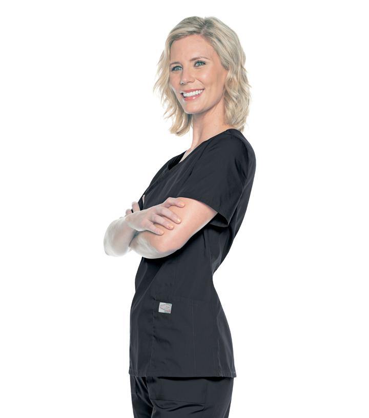 Scrubzone Women's Modern Fit Surplice Top - scrubz.com