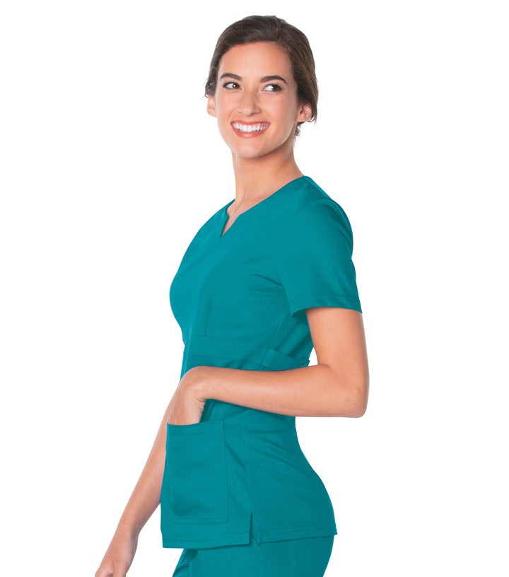 Urbane Leah Empire Notch Neck Tunic 9062